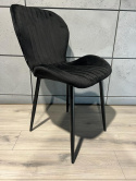 Krzesło tapicerowane MONTI VELVET BLACK